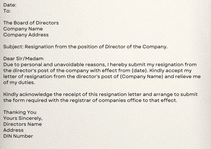 Resignation Of Directors The Easy Way Out Starteazy 